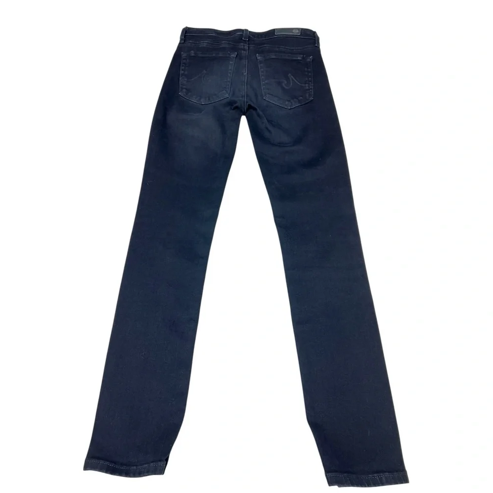 AG Adriano Goldschmied Midnight Blue Black Cigarette Jeans Womens size 24 Slim - Picture 6 of 12